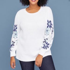 NWT LANE BRYANT Over Sized Sweater Size:26/28"(4X)